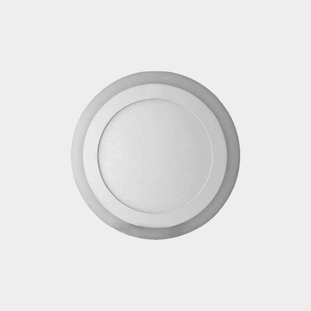 panel led circular 3 tiempos blanco rojo 14+4w