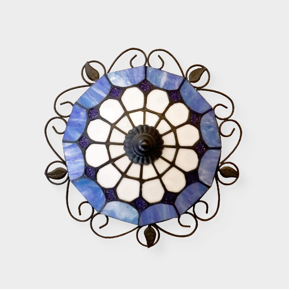 plafón led vitral